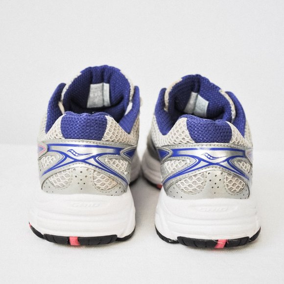 Saucony Grid Exite 7 Silver Sneakers - Picture 6 of 12